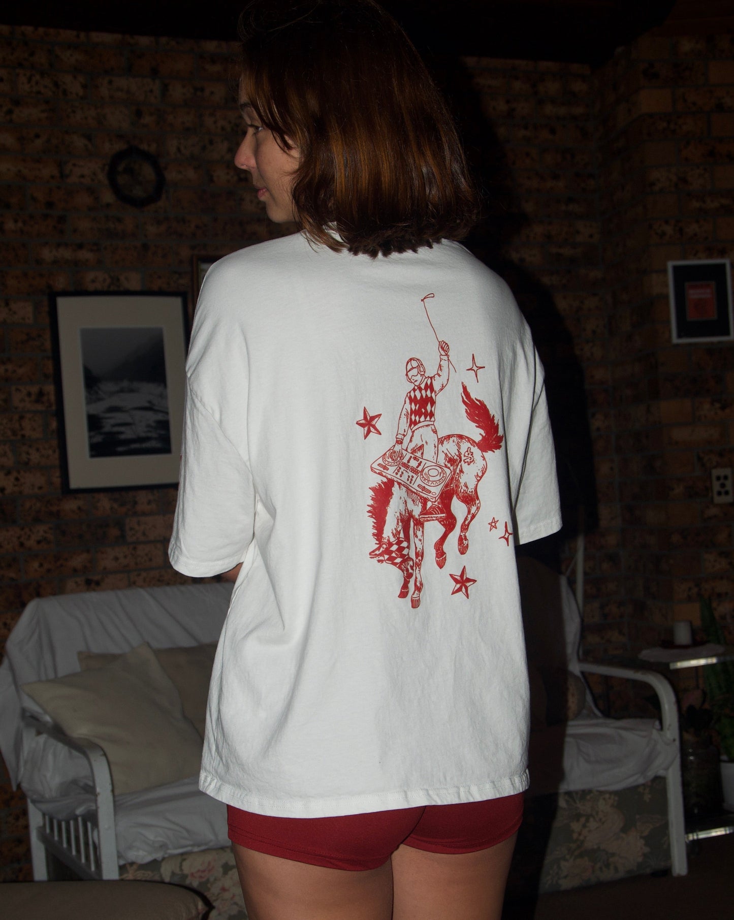 NOT MY FIRST RODEO TEE - White