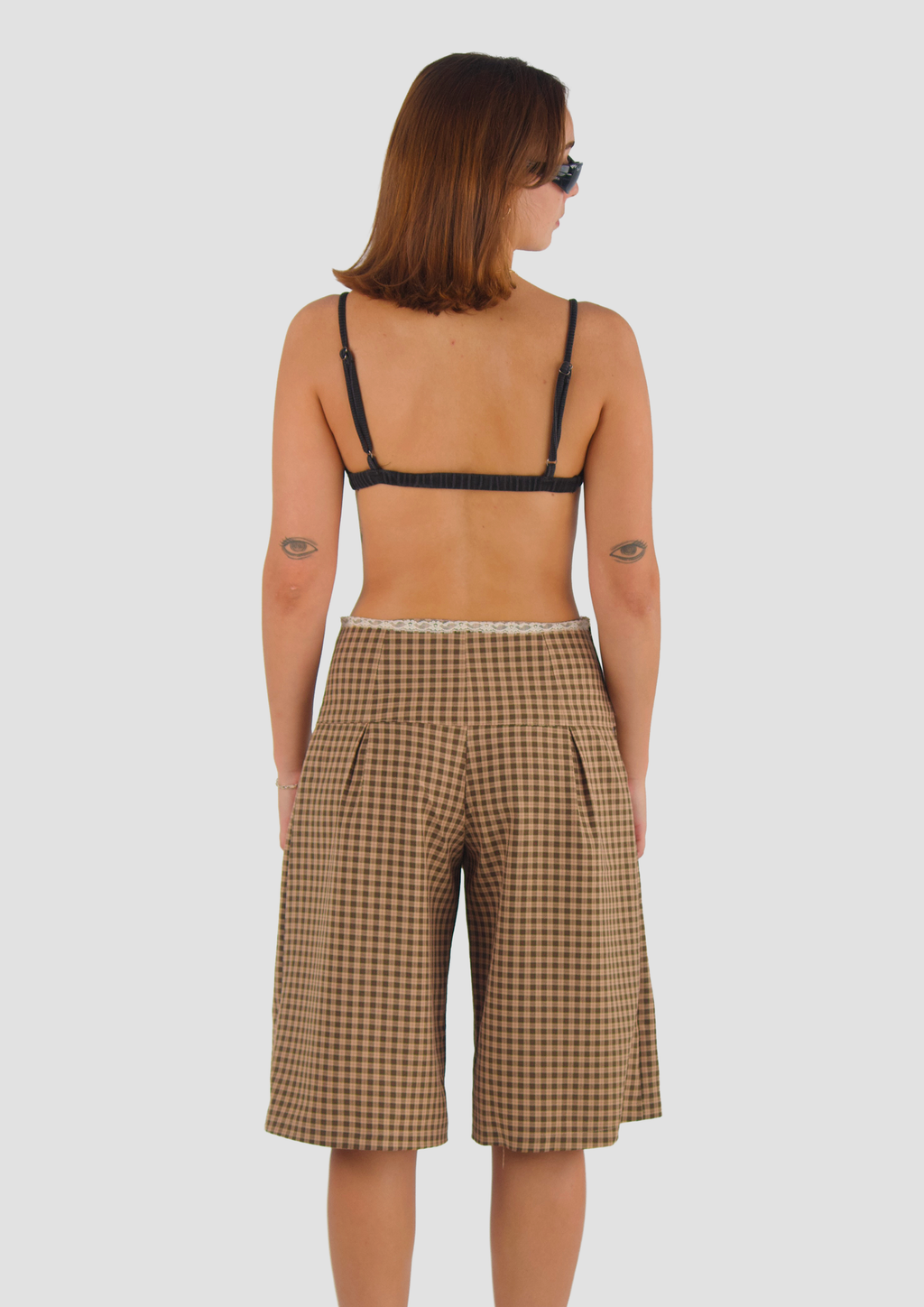 GREEN CHECK BIG BOY SHORTS