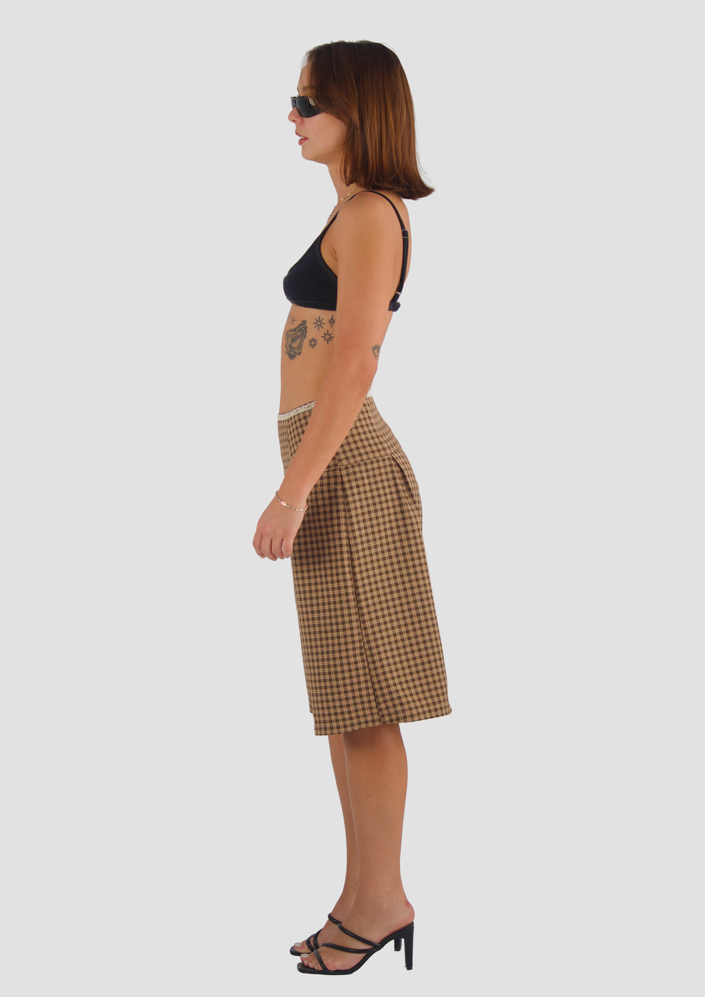GREEN CHECK BIG BOY SHORTS