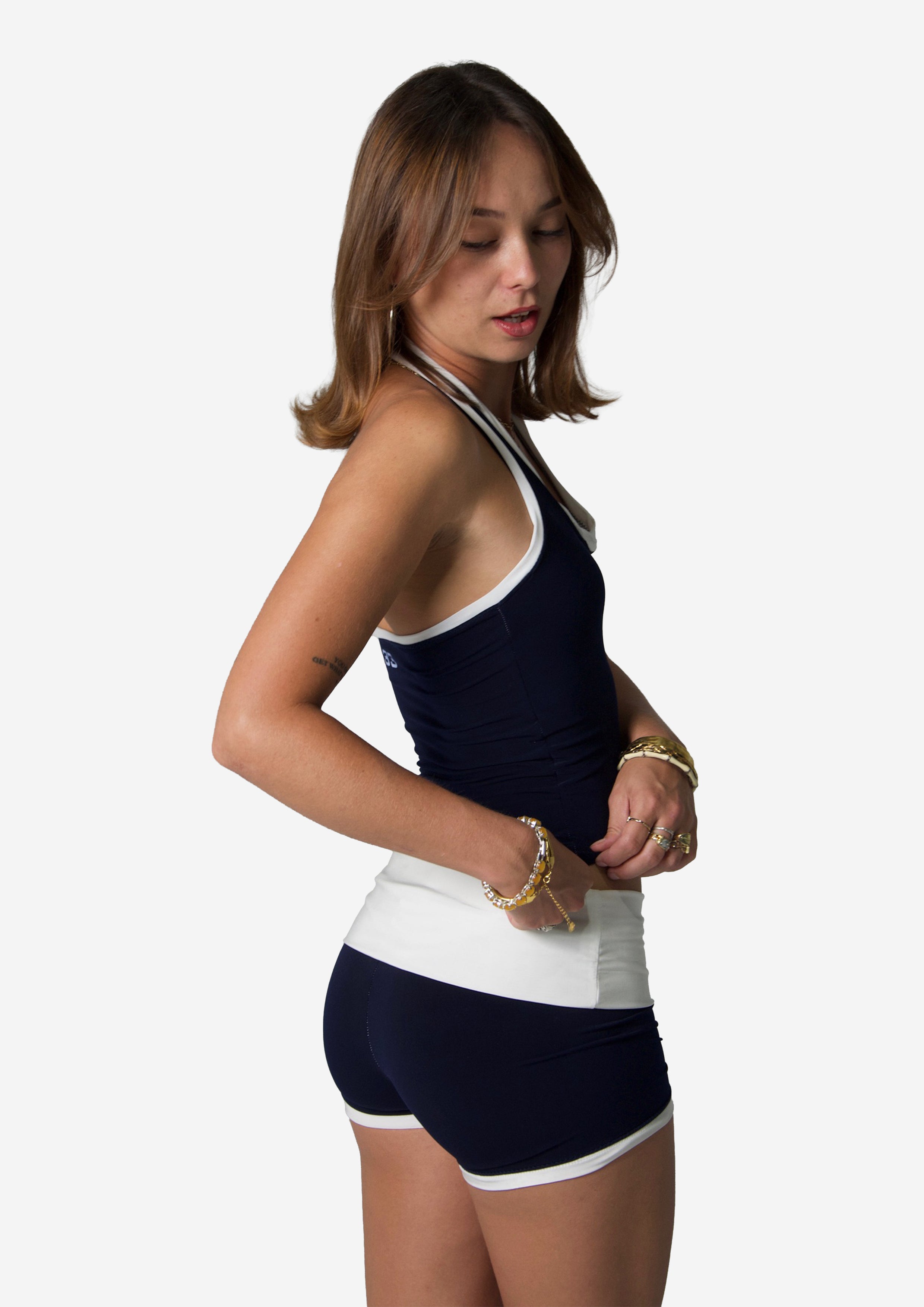 HAND MADE TEMPO SHORTS NAVY