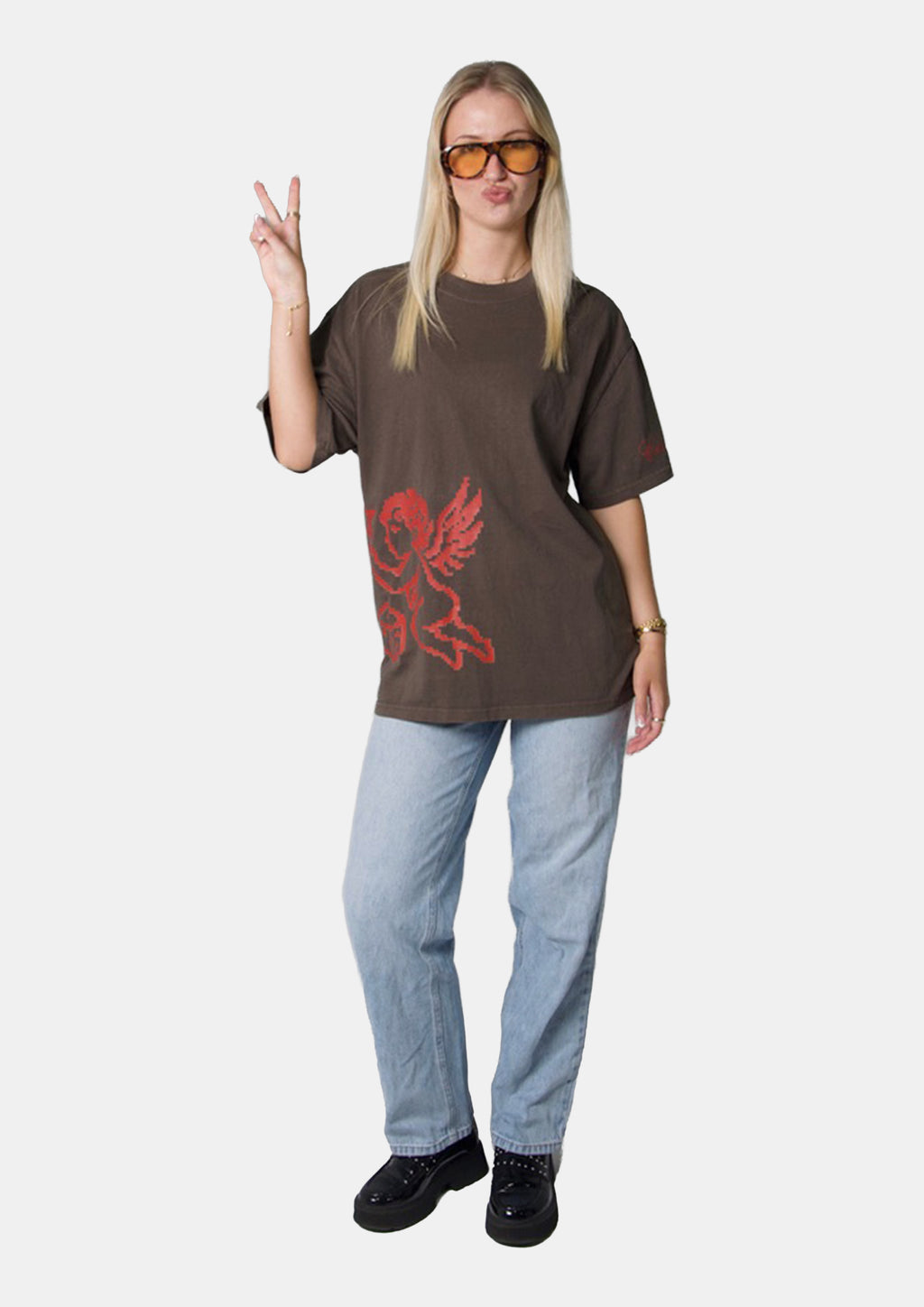 CHERUB.PNG TEE COFFEE