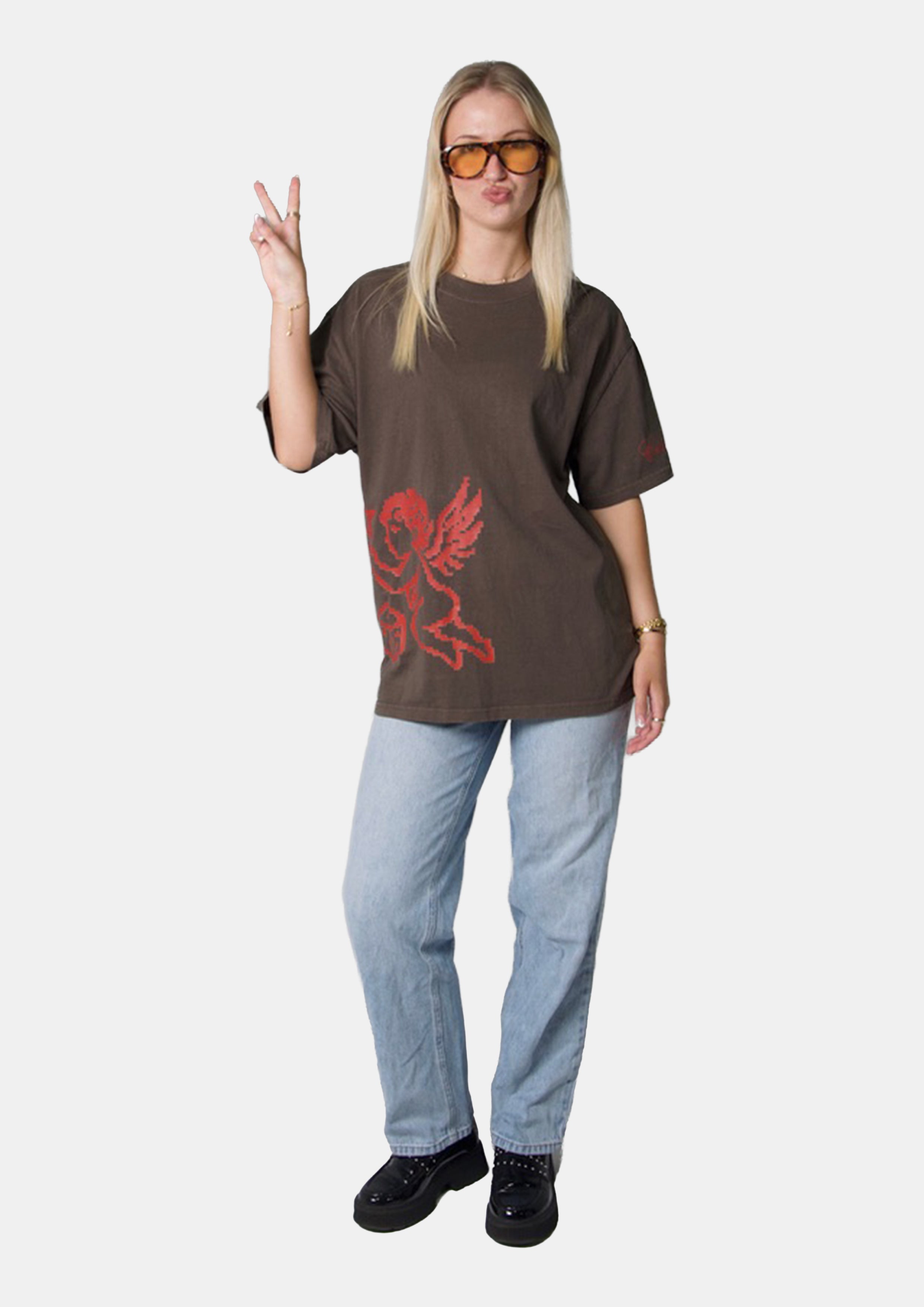 CHERUB.PNG TEE COFFEE