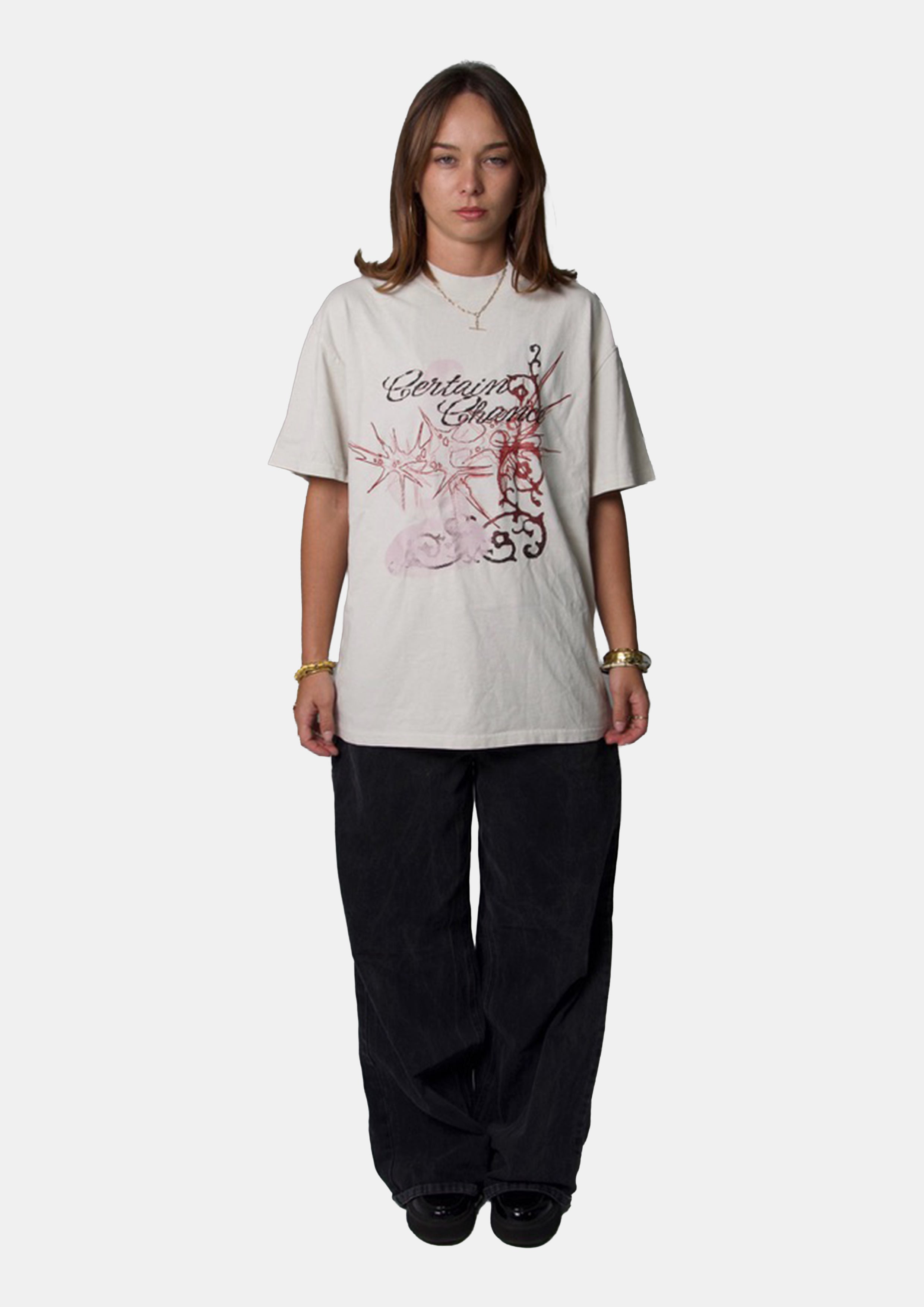 JANE DOE TEE IVORY