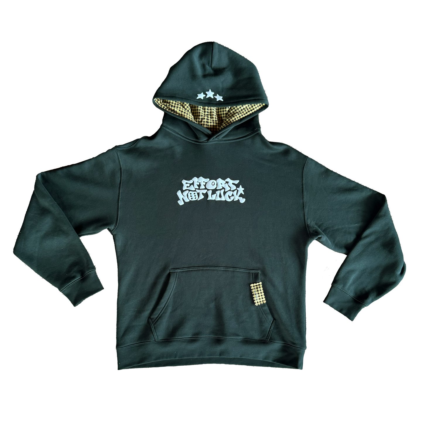 EFFORT NOT LUCK HOODIE FOREST GREEN