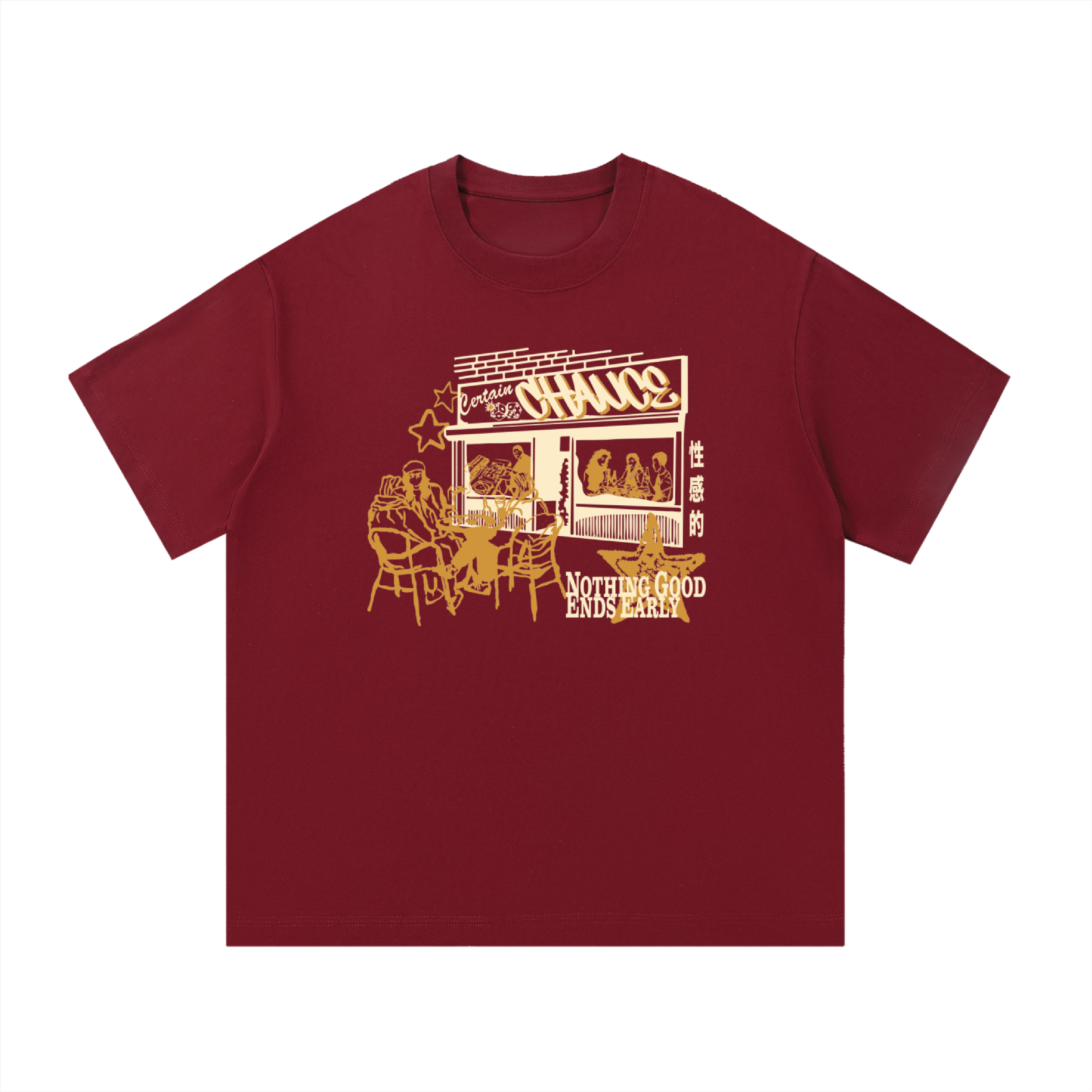 DOUBLE HAPPINESS TEE- PRE ORDER