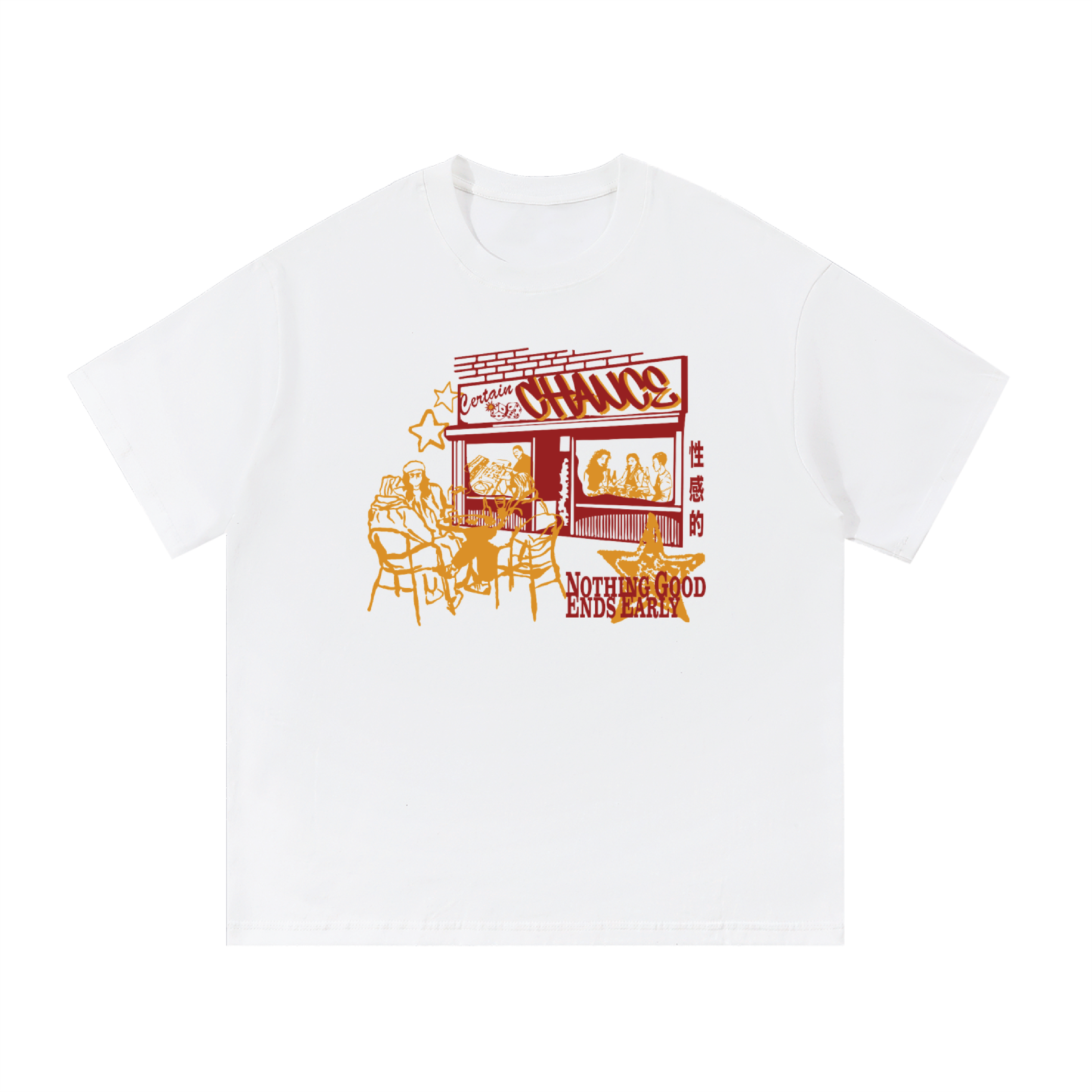 DOUBLE HAPPINESS TEE- PRE ORDER