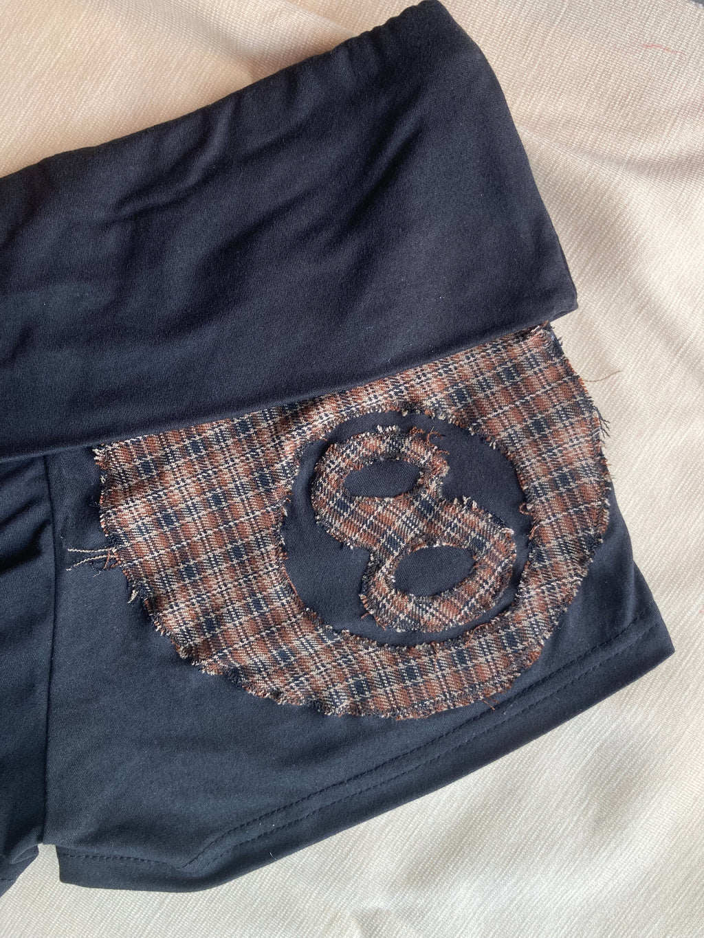 8-BALL MICRO SHORTS - Black