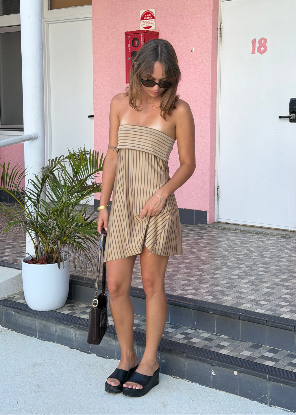 BRÛLÉE TILT DRESS