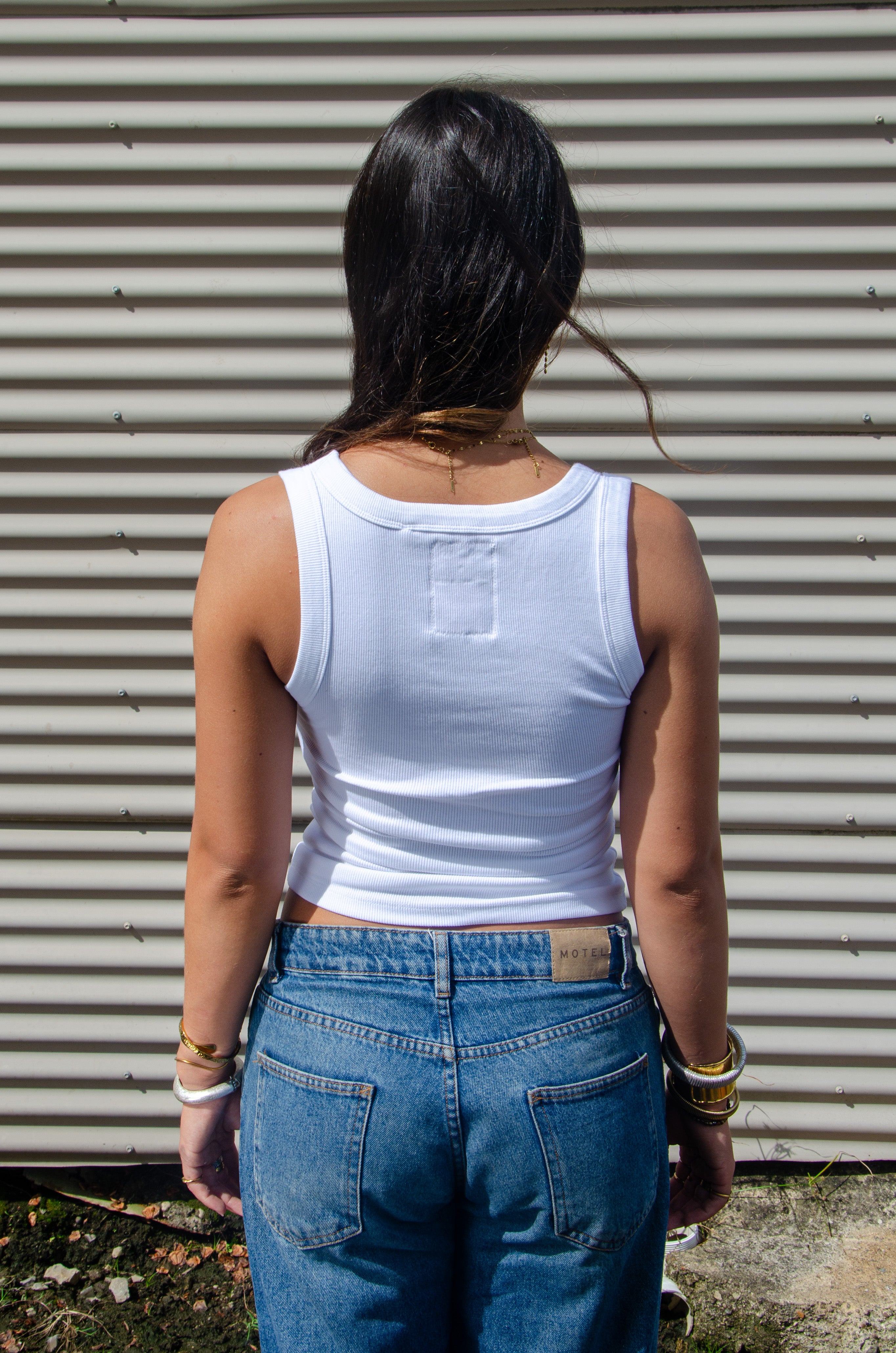 STAR RIBBED TANK