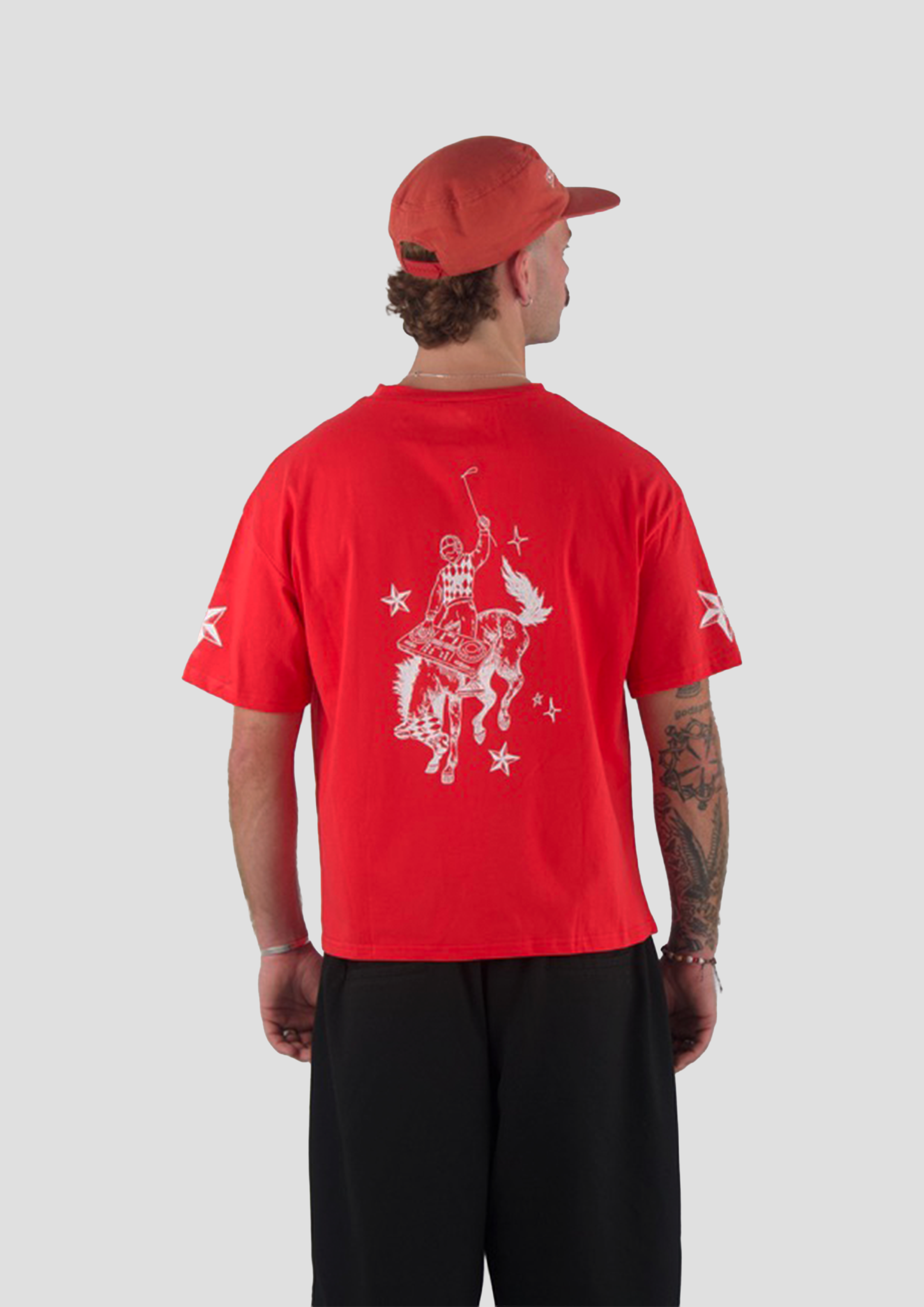 NOT MY FIRST RODEO TEE - Red