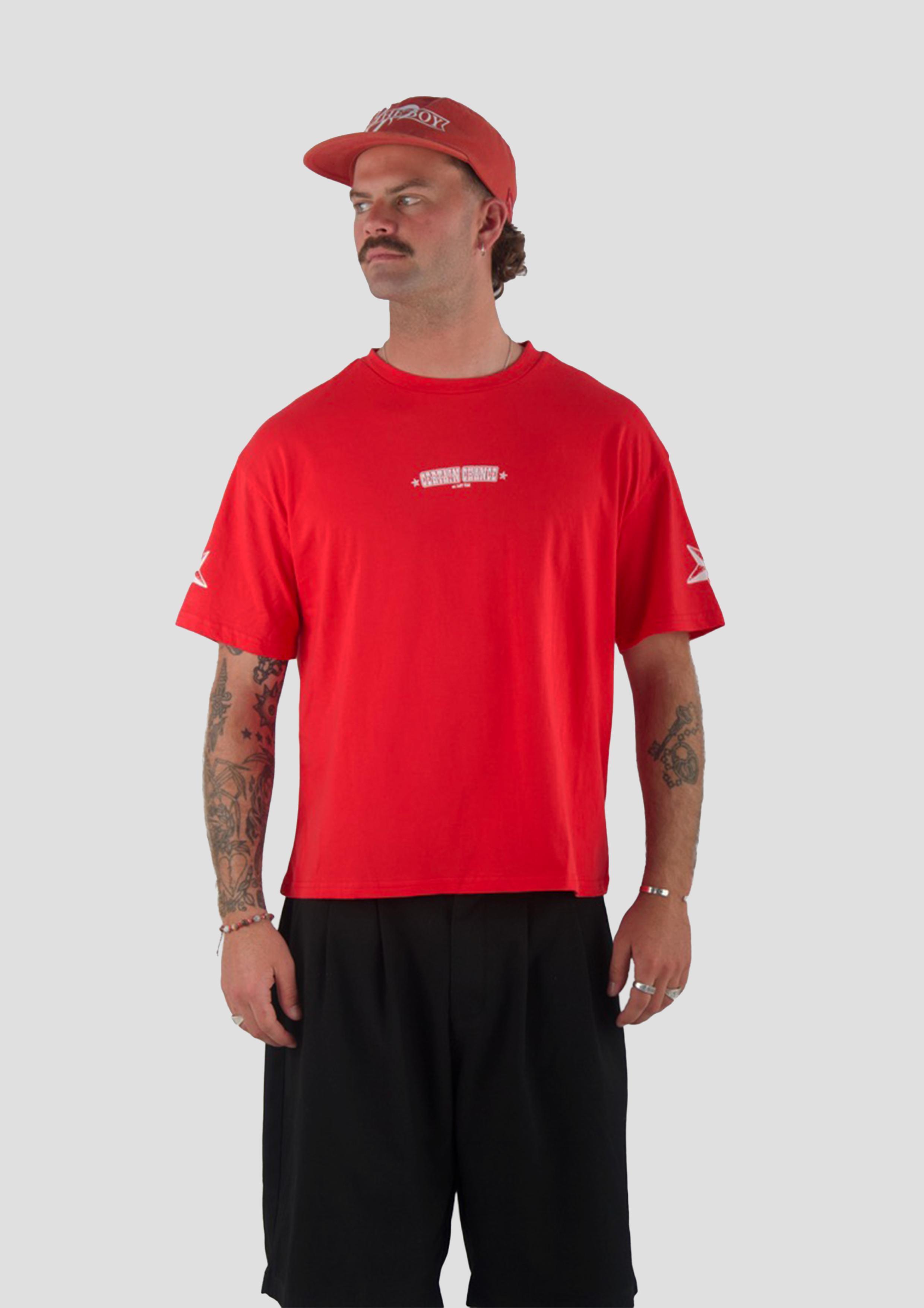NOT MY FIRST RODEO TEE - Red