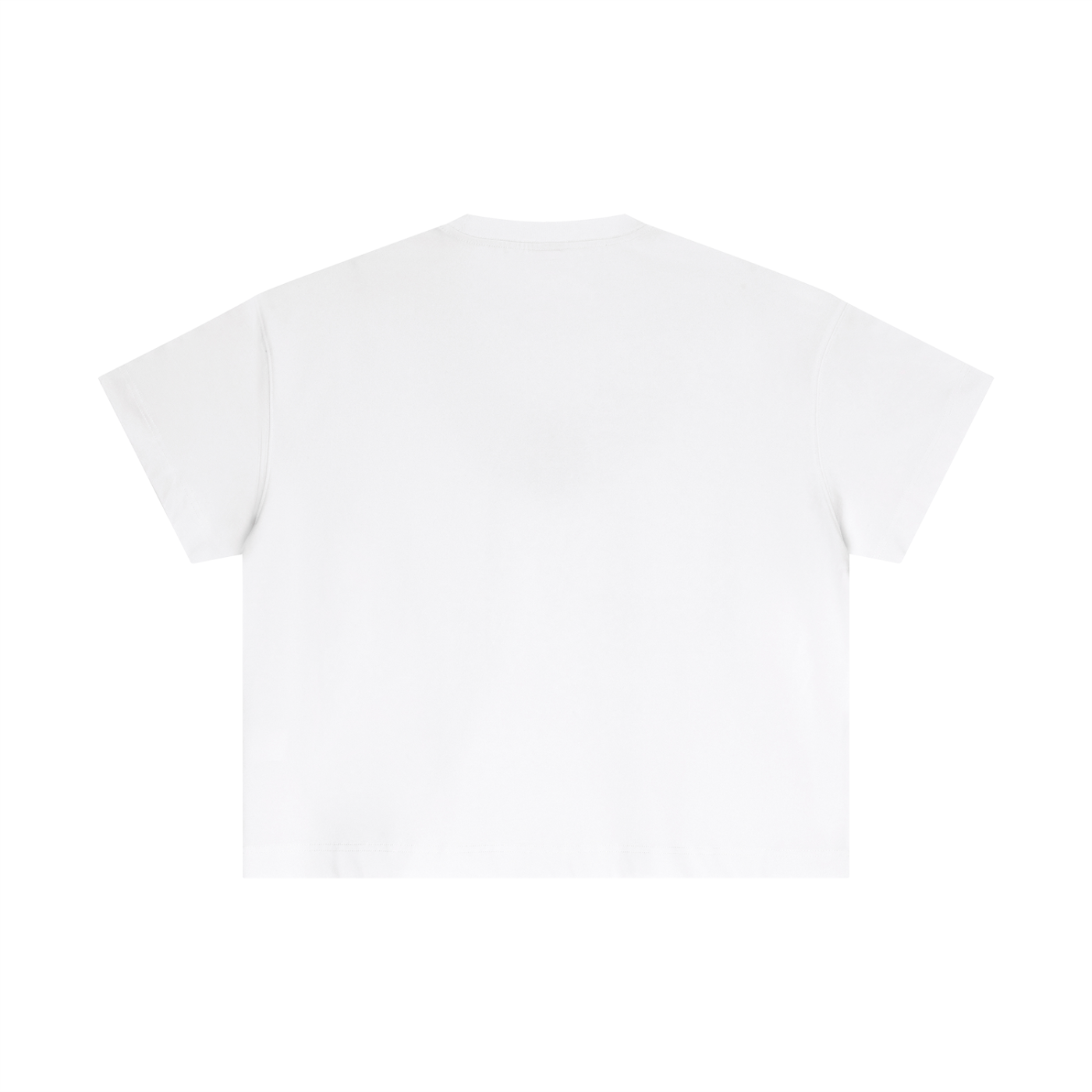 CROSS STITCH TEE WHITE